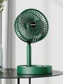 Telescopic Super Folding Rechargeable High Battery Life USB Low Noise Portable Small Desktop Cooling Fan for Office Household Outdoor Traveling.