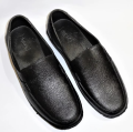 FASHION Solid Black Rubber Shoes for Men for men - Loafer For Men.