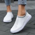 2022 Mesh Sneakers Women Casual Shoes Fashion Sneakers Women Flats Slip on Sock Trainers Ladies Zapatos De Mujer. 