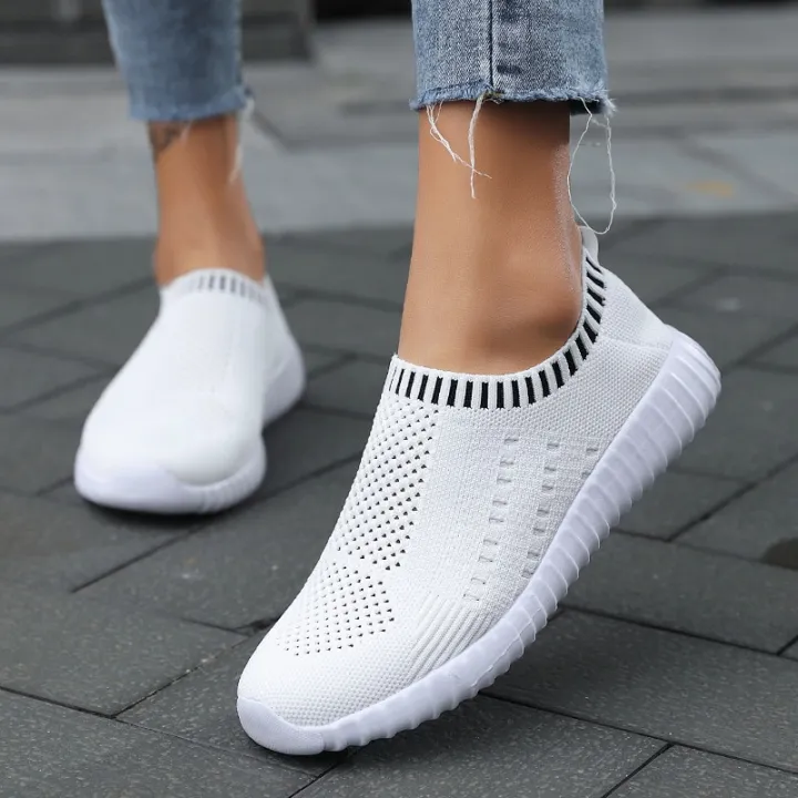2022%20Mesh%20Sneakers%20Women%20Casual%20Shoes%20Fashion%20Sneakers%20Women%20Flats%20Slip%20on%20Sock%20Trainers%20Ladies%20Zapatos%20De%20Mujer%20-%20Image%204