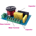 2 Piece Circuit Board Stereo Speaker Crossover Filters Treble/Bass 3 Unit Frequency Dividers.