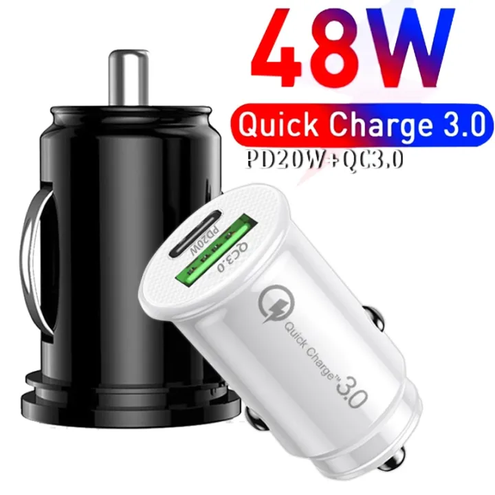 New%2048W%20USB%20Type%20C%20Car%20Charger%20QC3.0%20Quick%20Charge%20for%20iPhone%2014%2013%20Samsung%20USB%20Charger%20-%20Image%202
