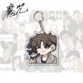 Anime Korean Manga BL Manwha Jinx Keychain Joo Jaekyung Kim Dan Cartoon Figure Pendant Car Key Chain Jewelry Men Gift Accessorie.