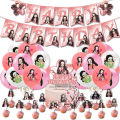 Demon Slayer Kamado Nezuko Theme Party Decoration Supplies Paper Cup Plate Tissue Spoon Baby Shower Balloon Girl Birthday Favors MuXiaRe.