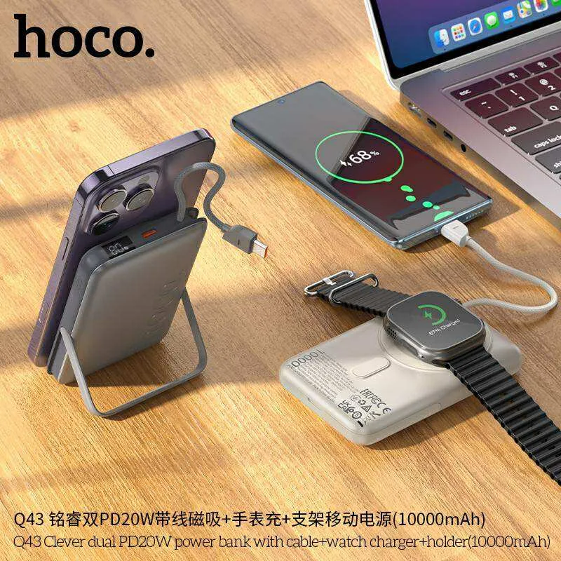 Hoco Q43 10,000mAh 20W Magnetic Wireless Power Bank