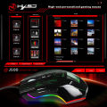 HXSJ J500 USB Wired Gaming Mouse RGB Gaming Mouse with Display Screen Six Adjustable DPI for PC Desktop Laptop Mouse PUBG Gamer. 