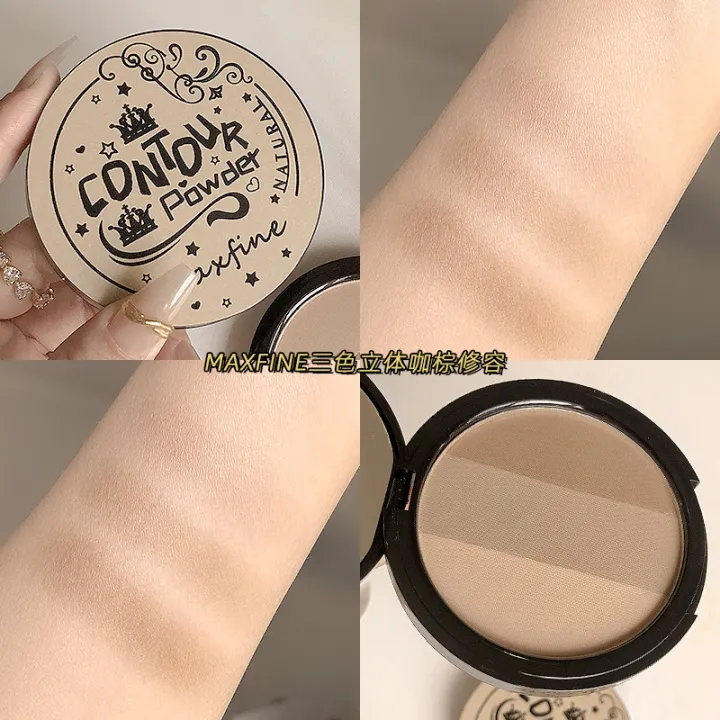 MAXFINE%20three-color%20three-dimensional%20trim%20blush%20plate%20set%20wholesale%20high-gloss%20shadow%20rouge%20powder%20delicate%20natural%20New%20-%20Image%206