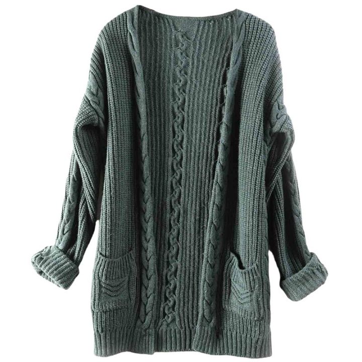 Women%20Cardigan%20Vintage%20Cashmere%20Sweater%20Wool%20Fall%20Winter%20Thick%20Warm%20Soft%20Knit%20Cable%20Oversized%20Long%20Cardigan%20Women%20Long%20Sweater%20-%20Image%205