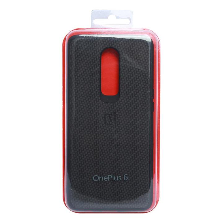 Oneplus 6 Official  Standard Back Cover - Black