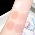 xixi tea tea peach heart monochrome blush blush, blush, purple violet student low saturation matte natural brightening. 
