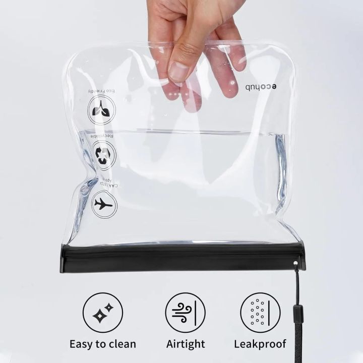 1pcs%20Luggage%20Transparent%20Travel%20Use%20Leakproof%20Flight%20Make%20Up%20Waterproof%20For%20Women%20Reusable%20Airport%20Security%20Toiletry%20Bag%20-%20Image%205