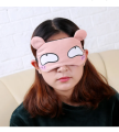 Sleeping Eye Mask Soft Padded Sleep Travel Shade Cover with Cooling Gel Pad Travel Rest Eye Shade Cover Blindfold. 