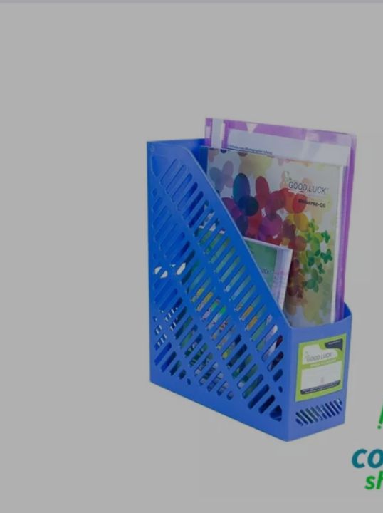 Good Luck Single Station File Organizer Blue File Office Cabinet / File Holder RFL - 1pcs