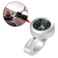 Universal Motorbike Bike Waterproof Handlebar Clock With Night Vision Light 22-25mm Motorcycle Handlebar Mount Clock Watch. 