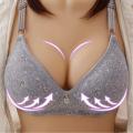 Plus Size 36 38 40 42 44 B C Cup Women Wire Free Bras Woman Lingerie Push Up underwear Wireless Lingerie Femmale.