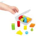 Montessori Mathematical Teaching Aids Educational Geometric Solid Blocks for Activity. 