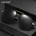 CLLOIO Classic Men Pilot Polarized Sunglasses Men Women Photochromic Driving Sun Glasses Chameleon Anti-glare Travel Eyeglasses. 