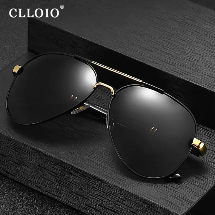 CLLOIO%20Classic%20Men%20Pilot%20Polarized%20Sunglasses%20Men%20Women%20Photochromic%20Driving%20Sun%20Glasses%20Chameleon%20Anti-glare%20Travel%20Eyeglasses%20-%20Image%202