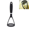 Good Grips Nylon Potato Masher for Non-Stick Cookware, Nylon Potato Vegetable Pav Bhaji Masher for Kitchen|Potato Squeezer Portable Food Crusher Bhaji Press with Handle-Black (Pack of 1).