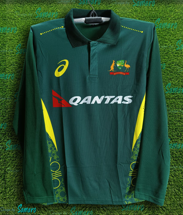 Australia Full Sleeve Polo Cricket Jersey For Man - Australia Jersey