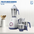 Philips Viva Collection HL7701/00 Mixer Grinder โ 750W, 4 Jars (Elegant Lavender & White, Official Philips Product).
