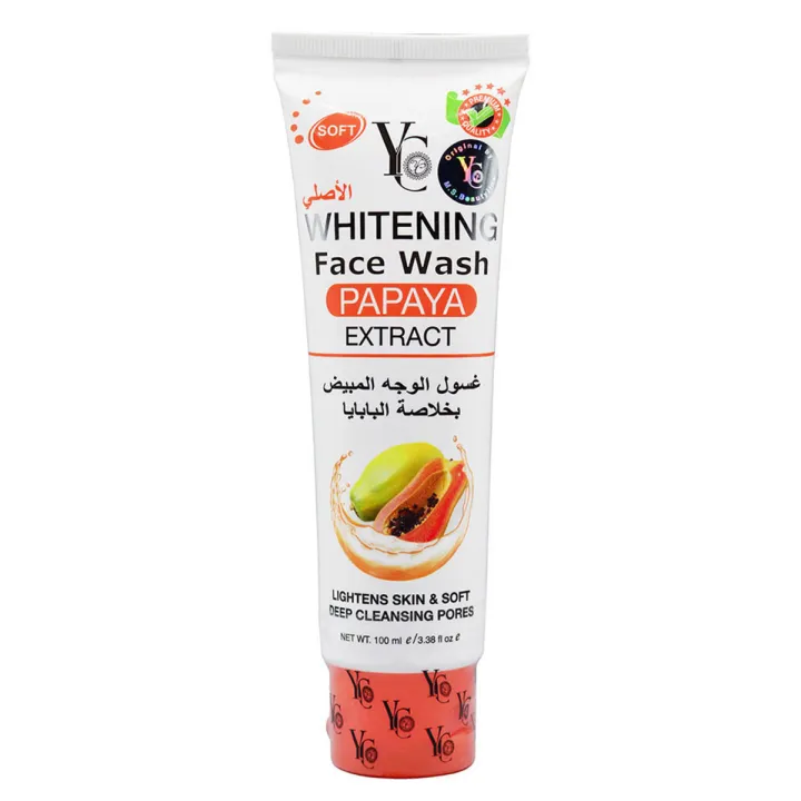 YC%20Papaya%20Extract%20Whitening%20Face%20Wash%20-%20100%20ML%20-%20Made%20in%20Thailand%20-%20Image%202