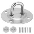 Stainless Steel Mount Anchor & Bolts Ceiling Buckle Hook Fixed Disc for Yoga H ck.