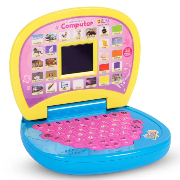 Educational baby Computer And Learning Abcd, Words & Number Battery ...