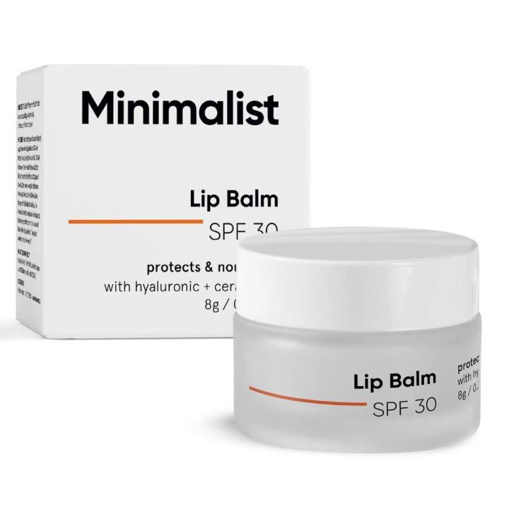 Minimalist SPF 30 Lip Balm with Ceramides & Hyaluronic Acid-8 gm