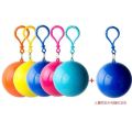 Creative disposable raincoat ball rafting outdoor travel adult children portable ball raincoat can make logo. 