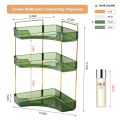 Corner Bathroom Counter Organizer Bathroom Countertop Shelf Makeup Organizer for Vanity Perfume Tray for Corner Storage. 