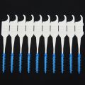 40pcs Teeth Toothpicks Dental Floss Picks Interdental Brush Stick Tooth Clean.