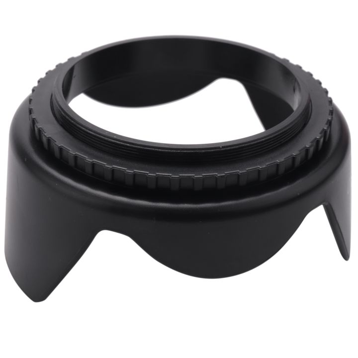 DC-SN%20HOOD%2062mm%20Screw%20Mount%20Flower%20Crown%20Lens%20Hood%20Petal%20Shape%20for%2062mm%20Lens%20Black%20-%20Image%204