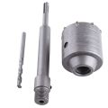 OUMERY 2X SDS Plus Shank Concrete Cement Stone 65mm Wall Hole Saw Drill Bit 200mm Rod Mark. 