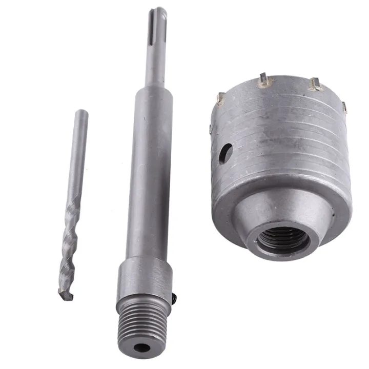 OUMERY%202X%20SDS%20Plus%20Shank%20Concrete%20Cement%20Stone%2065mm%20Wall%20Hole%20Saw%20Drill%20Bit%20200mm%20Rod%20Mark%20-%20Image%204