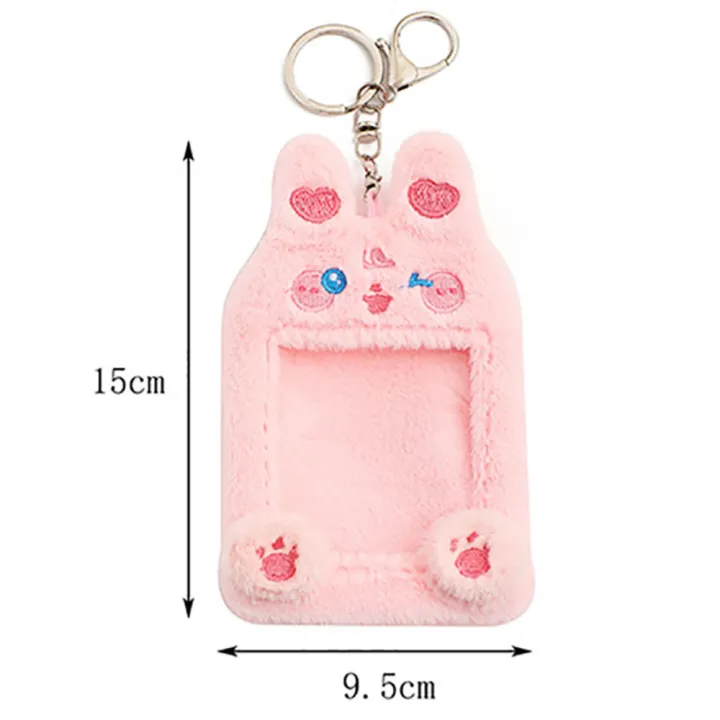 Cloth%20Plush%20Ferrule%20High-quality%205%20Colors%20Cartoon%20card%20holder%20Girls'%20card%20sleeve%20for%20Students%20Kpop%20fans%20Photo%20card%20collectors%20-%20Image%208