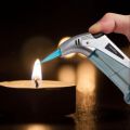 1300c Butane Torch Lighter Blow Torch for Blue Flame Inflatable Windproof Lighter.