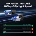 UGREEN CAT 8 Ethernet Cable CAT8 40Gbps 2000MHz Networking Nylon Braided Internet Lan Cord for Laptops PS 4 Router RJ45 Cable.