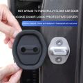 4PCS Premium Car Door Lock Covers Silicone Protection Pads Anti-Rust Anti-Corrosion Noise-Reducing Accessory for Safety & Security. 