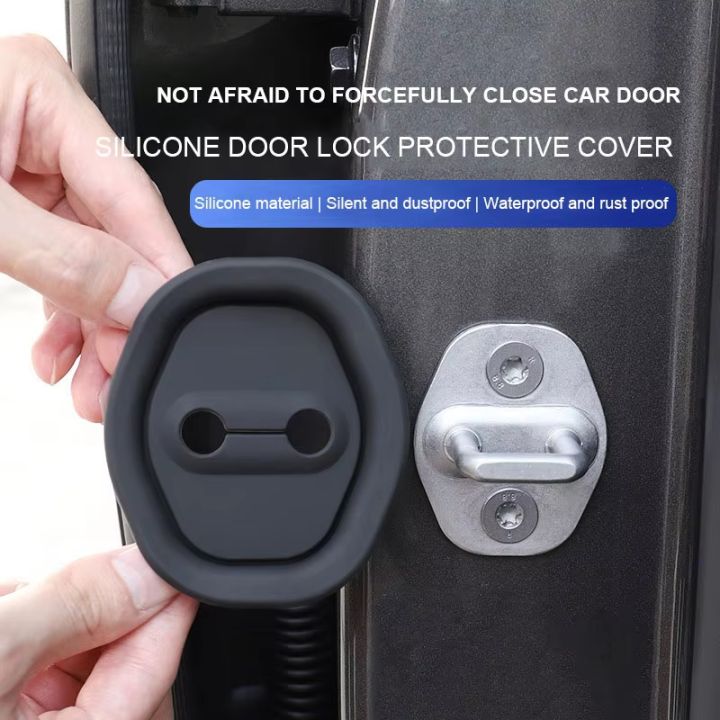 4PCS%20Premium%20Car%20Door%20Lock%20Covers%20Silicone%20Protection%20Pads%20Anti-Rust%20Anti-Corrosion%20Noise-Reducing%20Accessory%20for%20Safety%20&%20Security%20-%20Image%203