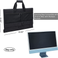 2X Travel Carrying Case for 24Inch Desktop Computer,Protective Storage Bag for Monitor Dust Cover with Handle. 