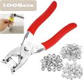 Five-prong Button Installation Tool. 