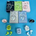 Ultrapods Max TWS Earbuds Bluetooth 5.3 Digital Display Transparent Earbuds. 