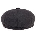 Men Newsboy Hats Peaky Autumn Vintage Herringbone Octagon Cap Women Casual Stripe Berets Gatsby Flat Hat. 