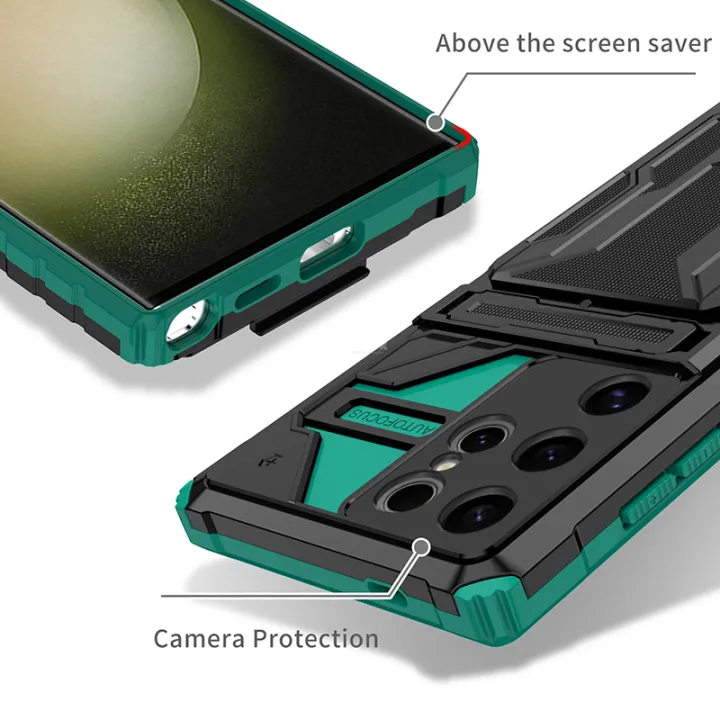 Quiberk%20for%20Samsung%20Galaxy%20S24%20Ultra%205G%20Card%20Slot%20Case%20Camera%20Lens%20Protector%20Stand%20Shockproof%20Hard%20Cover%20-%20Image%206