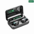 【Ready Stock+FREE Shipping+COD】 OPPO F9 5C Wireless Bluetooth Headphones Tws Waterproof Earbuds Earphones Digital Display Heaset Large Capacity Charging Case. 