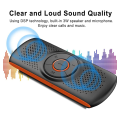 Bluetooth in Car Speakerphone Speaker for Handsfree Talking, Wireless Car Music Player with Visor Clip.