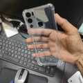 Infinix Hot 12i Premium Silicone Case Crystal Clear Soft TPU Ultra-Thin Transparent Flexible Protective Mobile Phone Back Cover.