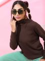 Pantoneclo Premium Women's High Neck Sweater / Cardigan / Pullover. 