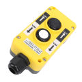 Electric Hoist Crane Pushbutton Switch Effective Industrial Up Down Driving Push Button Switch AC250V 5A 500V 2A Safe Easy To Operate for Industrial Control. 